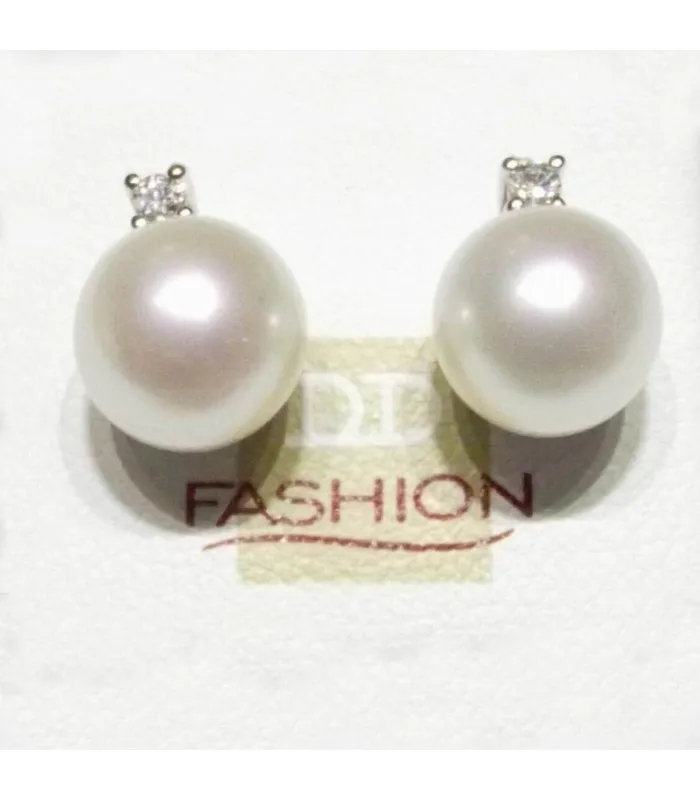 Серьги DAVITE& DELUCCHI 18KT Золотой блестящий жемчуг AKOYA 9 мм BB8201