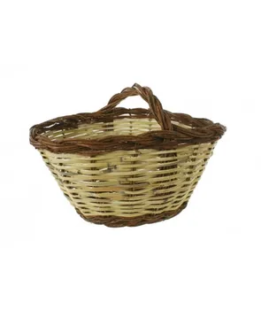 

Medium basket for mushrooms cane and rattan. Measures: 45x31 cm.