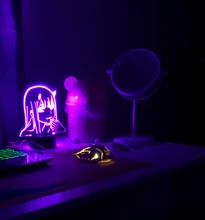 Two-Figure Nightlight Lamp Decor-Light Gift Manga Darling Zero Girls Bedroom Anime In-The-Franxx