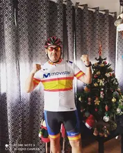 Conjunto de Ropa de Ciclismo DEL EQUIPO Movistar para hombre, Maillot, camisetas de verano, MTB, 2020