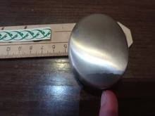 Jabón en forma de jabón de acero inoxidable desodoriza el olor de las manos al por menor eliminando la barra de la cocina jabón de baño herramientas útiles barra de jabón con olor