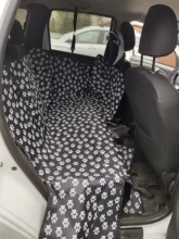 Portadores Del Perro Huella PERRERA CARAMELO Impermeable Trasero Hacia Atrás la Cubierta de Asiento de Coche Perro Esteras Hamaca Protector Con Cinturón de Seguridad D1010