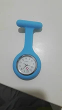 Relojes de bolsillo de moda, reloj de silicona para enfermera, broche, Túnica, reloj Fob con batería gratis, reloj médico Unisex