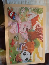 Rompecabezas de madera de 24 rebanadas para niños y adultos, juguetes educativos de madera para aprendizaje, juegos educativos de ensamblaje ambiental