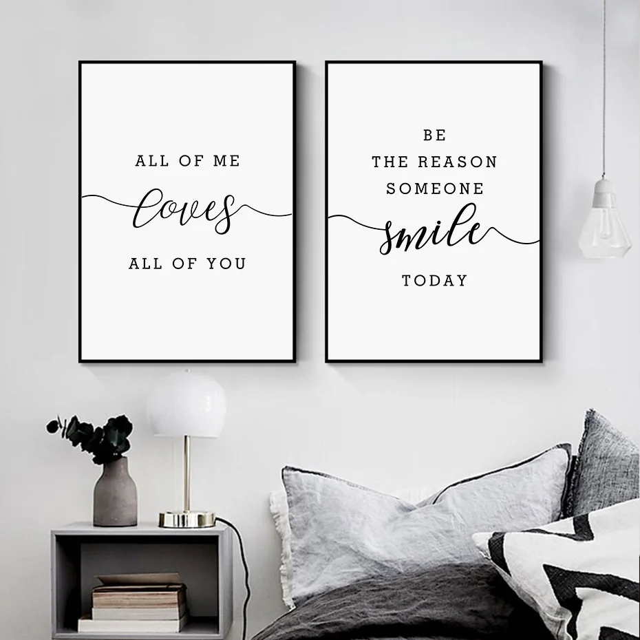 I Love You So Quote Printable,Love Quotes Home Wall Decor,Black and White Bedroom Decoration,Minimalist Print,Inspirational Sayings Wall Art