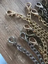 DIY Purse Chain Bag-Accessories Handbag Chains-Shoulder-Bag-Strap Bronze Silver Metal