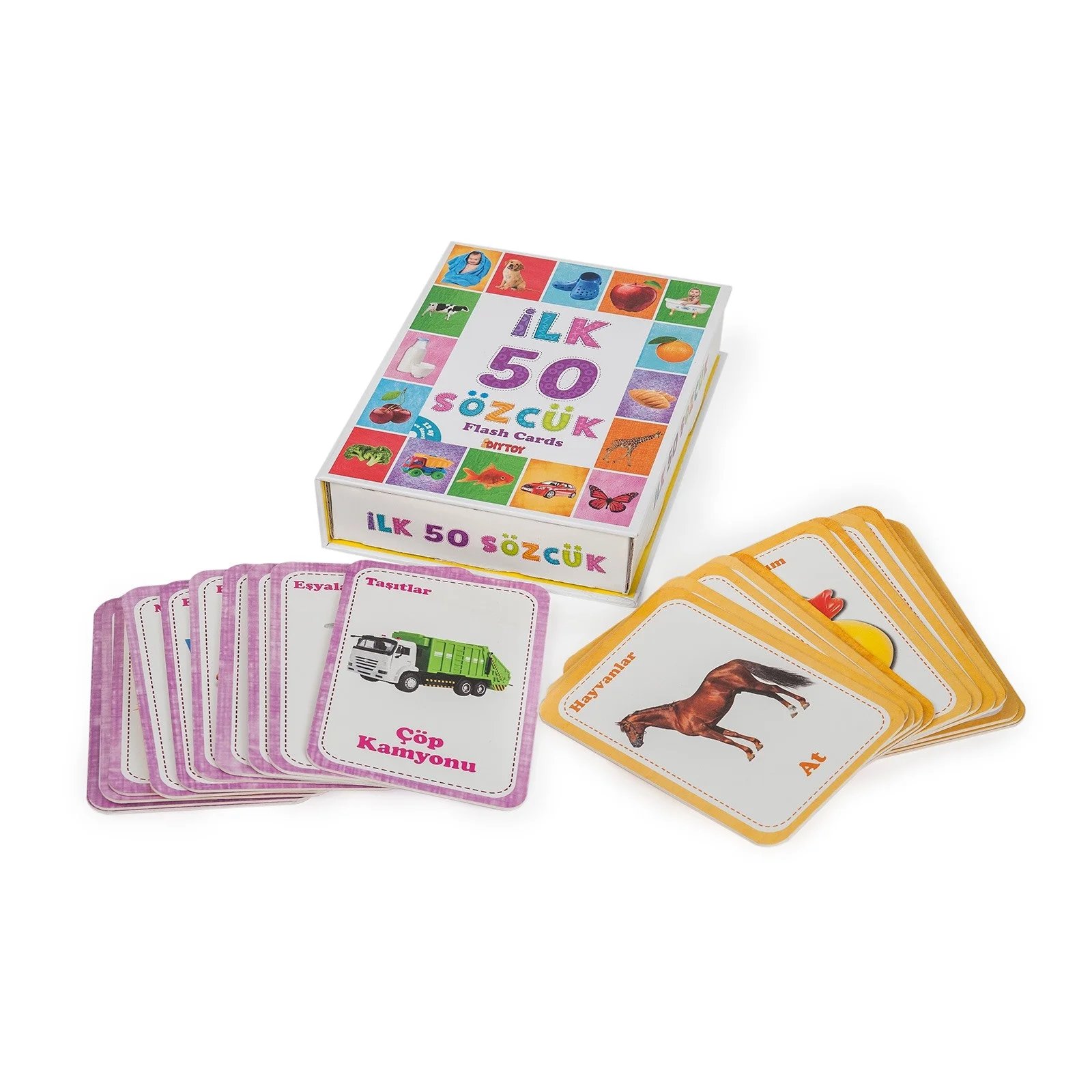 Ebebek Diy Toy Baby Turkish Educational First 50 Words Flash Cards Puzzles Aliexpress