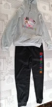 Sudadera con capucha universal para niños, ropa deportiva con estampado de dibujos animados, 2 piezas