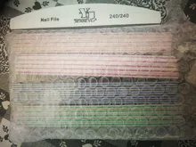 5 unids/lote uñas de Color de la mezcla Limas/80/100/150/180/240 Grit Archivo de papel de lija de Cuticle Remover amortiguadores de herramienta de la manicura Set