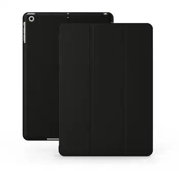 

KHOMO iPad Mini 1 case, 2, 3-Ultra thin black shell with Smart Cover black and stand (various colors)