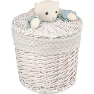 

Basket linen natural House "bear Blue", D300 sh300 B360, White
