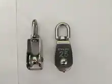 Polea De Acero inoxidable M15/M20 M25 M32 M50 rueda única giratoria polea de elevación de rueda para elevación herramientas