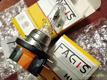Fagis-bombilla halógena de cristal transparente para faro delantero de coche, luz blanca cálida, H15, 12v, 15/55w, marca US, 2 uds.