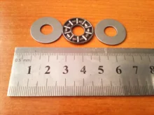 4 Uds rodillo de aguja de empuje plano teniendo AXK0619 + 2AS AXK0821 + 2AS AXK1024 + 2AS AXK1226 + 2AS AXK1528 + 2AS AXK1730 + 2AS AXK2035 + 2AS