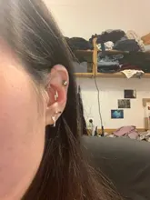 CANNER-pendientes de plata de ley 925 con circonita de cristal, joyería fina con cierre de tuerca, para mujeres