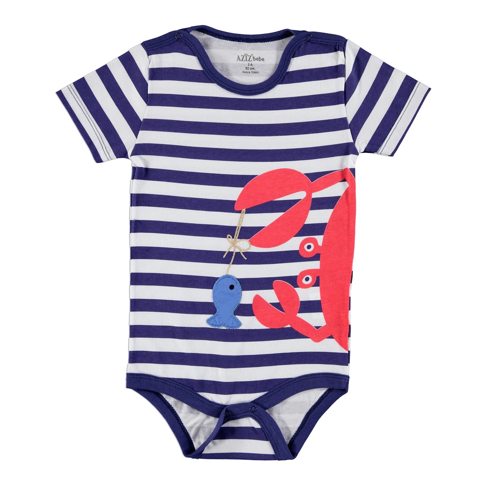 

ebebek Aziz Bebe Baby Boy Summer Short Sleeve Bodysuit