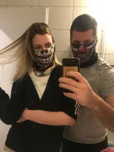 Máscara de Punisher 3D para hombres, Bandana Venom para cuello, polaina para ciclista, máscaras para senderismo, Bandanas, diadema, pasamontañas para esquiar