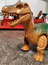 Dinosaurio eléctrico que camina, juguete de dinosaurios brillantes con sonido, modelo de animales para niños, regalo interactivo