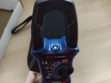 Medidor de pinza Digital multímetro Auto de la gama de A-BF CS206B/CS206D actual voltaje temperatura condensador de valores eficaces verdaderos AC/DC MAX/MIN NCV