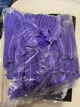 Gorro estéril desechable, cubierta de tela no tejida desechable con microcuchillas para maquillaje permanente, gorras de malla estériles para cejas, tatuajes, catering, 100 uds.