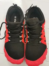 Zapatillas de deporte de alta calidad para correr, calzado para caminar, con caja de punta ancha