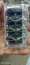 Gillette-Cuchillas de afeitar para hombre Fusion, 5 capas, cuchillas de seguridad, acero inoxidable, cuidado de la cara, 4 unidades