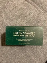 AUQUEST-Parches para los ojos, mascarilla hialurónica de algas marinas, hidratante, ojeras, bolsas para los ojos, elimina las arrugas, de belleza para ojo, cuidado de la piel, 60 uds.