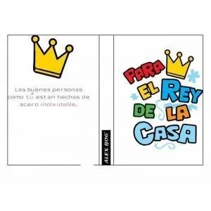 

Notebook with Message A5 Model For the King of the House