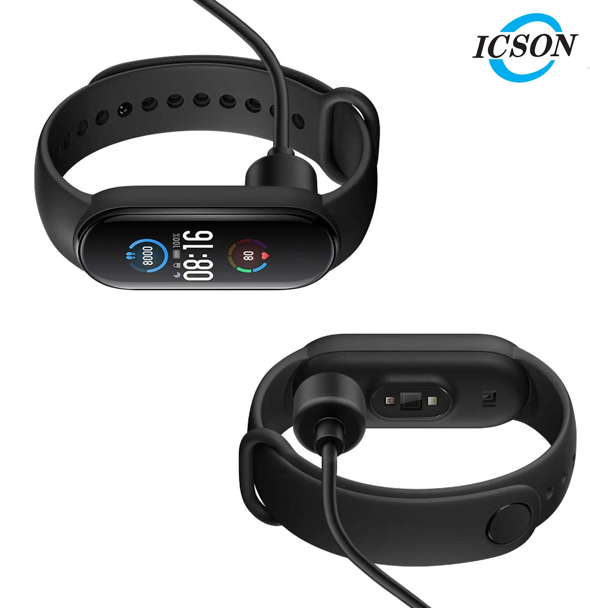 ICSON EASY SPEED Cargador Compatible con Xiaomi /Mi Band 5 1PCS Cables de  Carga USB de Repuesto Adaptador de Cargador - AliExpress