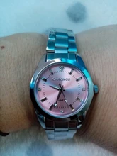 CHRONOS-Relojes de lujo para mujer, pulsera de mano femenina de acero inoxidable con diamantes de imitación, reloj de negocios con movimiento de cuarzo japonés, correa de 200mm, resistente al agua