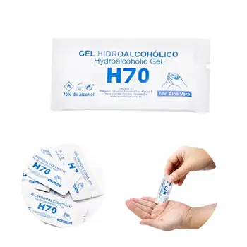 

Hydrogel box 2500 single dose envelopes 1,5 ml. Unrinse H70 Hydrating Hand Sanitizer
