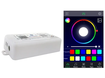 

Led Dimmer Bluetooth 4.0 RGB RGBW Controller 12V 24V for Smartphone Iphone iOS Android