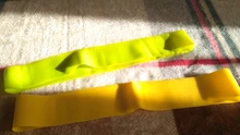 5 colores RESISTENCIA DE LA Yoga de bandas de goma interior al aire libre de equipos de Fitness de 0,35mm-1,1mm de Pilates entrenamiento deportivo elástico de entrenamiento bandas