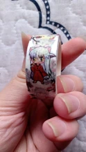 Inuyasha-cinta adhesiva de dibujos animados de japón, suministros de cintas de papel Washi para álbum de recortes, cinta adhesiva de papelería decorativa DIY