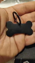 Llavero con chapa de identificación de mascota personalizada, nombre de identificación grabado para gato, Collar de cachorro, colgante, llavero, hueso, accesorios para mascotas