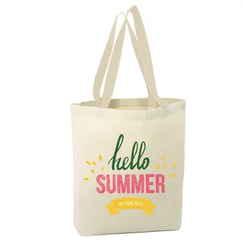 

Angemiel Bag Summer Themed Hello Summer Welcome Back Shopping Beach Tote Bag