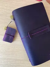 Cuaderno de cuero genuino hecho a mano, Mini diario de viaje, decoración Vintage, colgante Retro, pequeño diario, papelería bonita