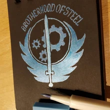 Rotulador metálico STA de 10 colores para manualidades, álbumes de recortes, pincel para hacer tarjetas, rotulador artístico de cabeza redonda, papelería para dibujar, suministros de oficina