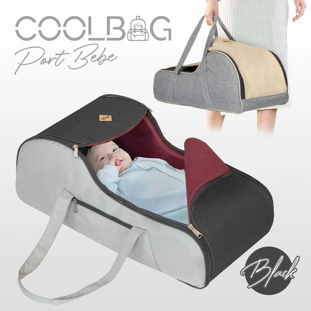 Jaju Baby Kiwi Coolbag Waterproof Imported Fabric Carry Cot Black Sleep Positioners Aliexpress