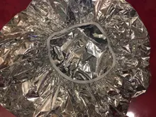 Cubierta de baño de papel de aluminio elástico desechable, cubierta de ducha de aceite para hornear, Ultra delgada, impermeable, aislamiento térmico, secado nutritivo