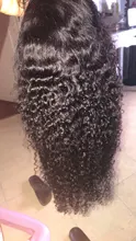 Cynosure-pelucas de cabello humano con encaje frontal para mujeres negras, Remy, rizado, brasileño, prearrancado, cierre de encaje, 13x4/13x6