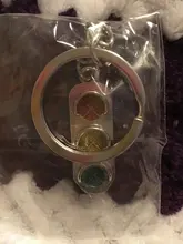 Nueva llegada de Metal llavero de manzana regalos creativos llavero con forma de manzana anillo coche llave anillo