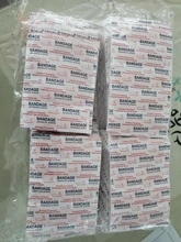 Bandaid impermeable para primeros auxilios, cojín adhesivo de yeso para heridas, hemostasia, Banda adhesiva para primeros auxilios, 100 Uds.