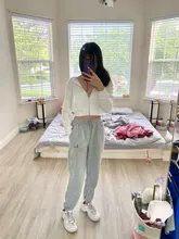 Joggers informales de lana para mujer, pantalones de chándal holgados de cintura alta, Hip-Hop, para correr, trotar, ropa de calle, 2020