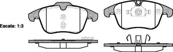 1219 00_[C2c27290]!Колодки Дисковые П Ford Galaxy/S-Max 2.0/1.8tdci/2.0tdci 06 Remsa 121900 Remsa арт. 121900