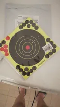 10 Uds. Splatter Flower objetivo colorido 8 pulgadas objetivos pegatinas metas para 2020 gran oferta Shoot Target adhesivo reactividad objetivo Shoot Target dianas para tiro al blanco