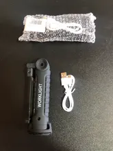 LED Flashlight Hanging-Lamp Built-In-Battery Camping-Torch Usb Rechargeable Magnetic-Lanterna