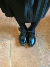 Zapatos informales Oxford para hombre y Mujer, calzado con plataforma de cuero genuino brillante, estilo Punk, suela gruesa, Unisex