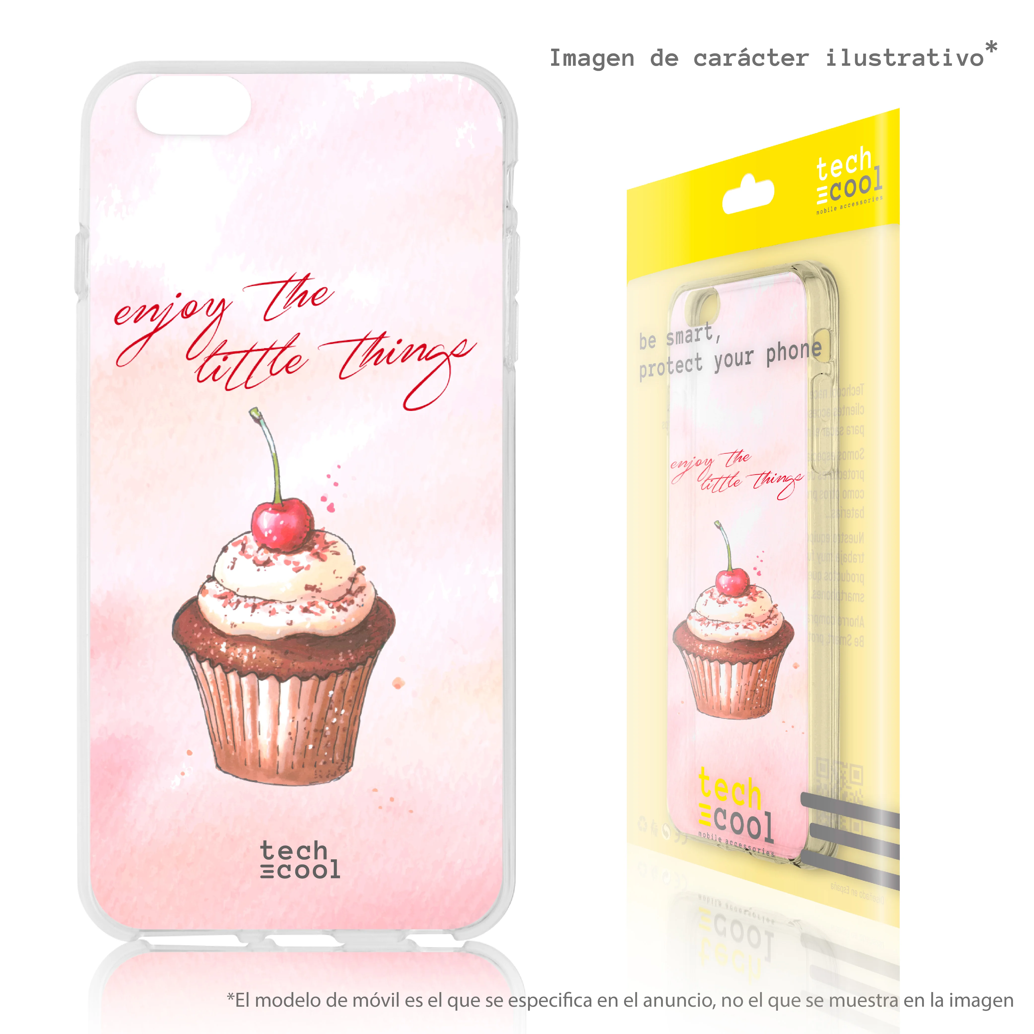 FunnyTech®Силиконовый чехол для samsung Galaxy S8 L фраз "enjoy the little think" дизайн иллюстраций 4