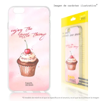 

FunnyTech®Silicone Case for Xiaomi Redmi Note 4 L Phrases "enjoy the little think" Designs Illustrations 4